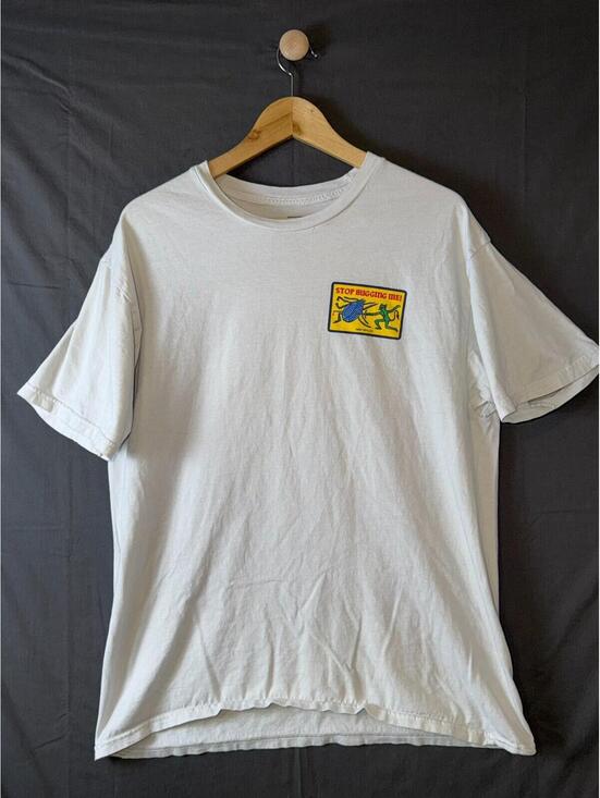 OBEY Other - Obey Stop Bugging Me Shirt Large White Devil Beetle Graphic Tee Mens L Cotton